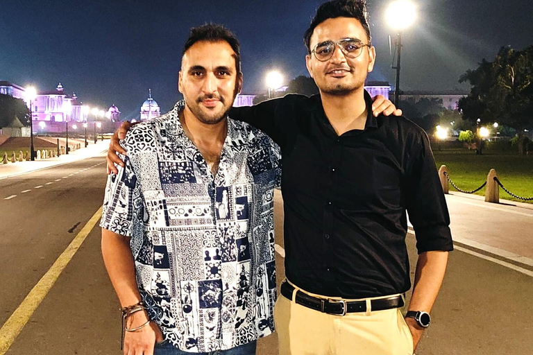 Delhi: Nachtleven Tour met privé auto, gids &amp; chauffeur