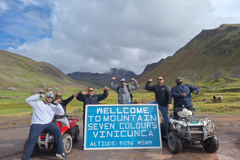 Da Cusco: Tour in ATV della Montagna Arcobaleno con pasti
