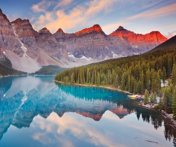From Canmore Banff Moraine Lake 1.5hrs Lake Louise Tour