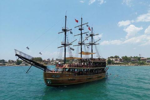 Manavgat: Riverboat Tour Waterfall, Bazaar and River Cruise Riverboat Tour Waterfall, Bazaar (No Transfer)