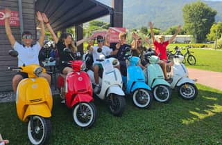 Ab Mailand: Comer See mit Elektro-Scooter & Bellano-Schlucht-Tour
