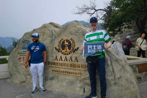 Pékin : visite privée de la Grande Muraille de Mutianyu en comboGrande Muraille de Mutianyu +Tombe de Ming