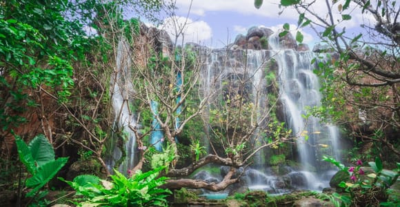 Chiang Mai: Dan Tewada Land, Bamboo Rafting & Waterfall Tour