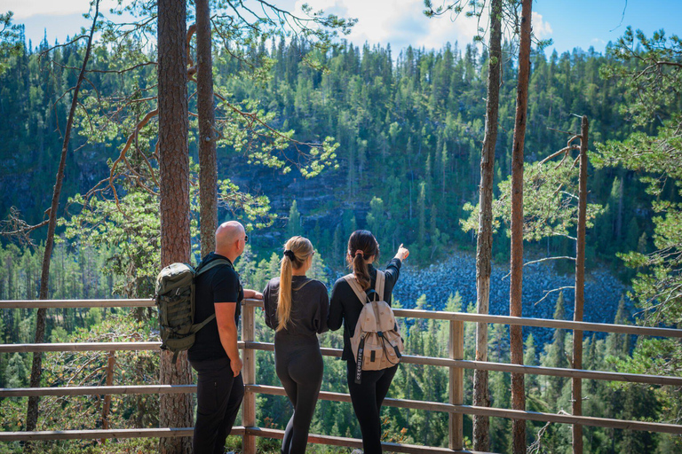 Rovaniemi : excursion au canyon de Korouoma et aux chutes d&#039;eau gelées