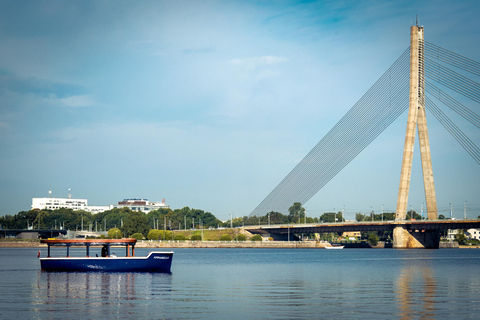 Riga: Audio-Guided Sightseeing Tour by Canal Boats