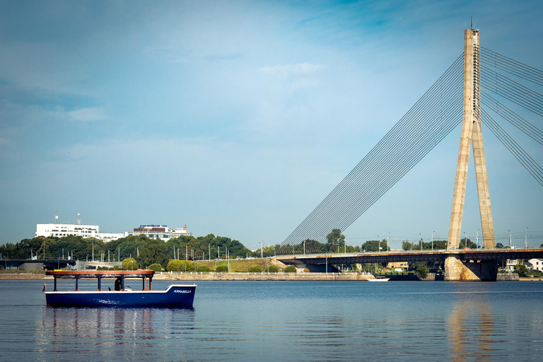Riga: Audio-Guided Sightseeing Tour by Canal Boats