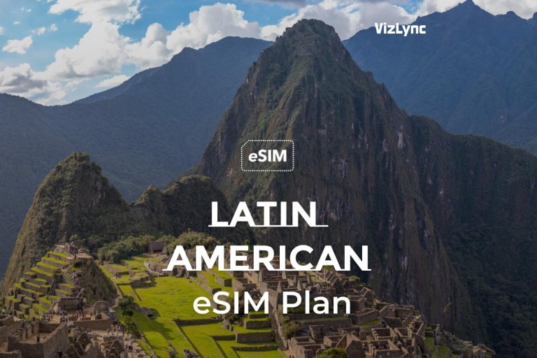 Bleib mit unseren datenbasierten eSIMs in ganz Lateinamerika in VerbindungLatAm eSIM 5 GB Daten für 24 Tage