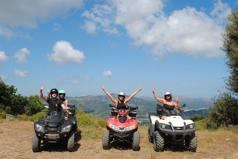 Creta: Excursión en quad todoterreno a pueblos con traslados al hotel