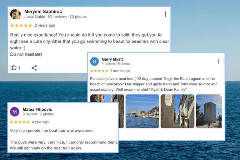 Split: All Inclusive,Underwater Museum,Trogir, Blue Lagoon