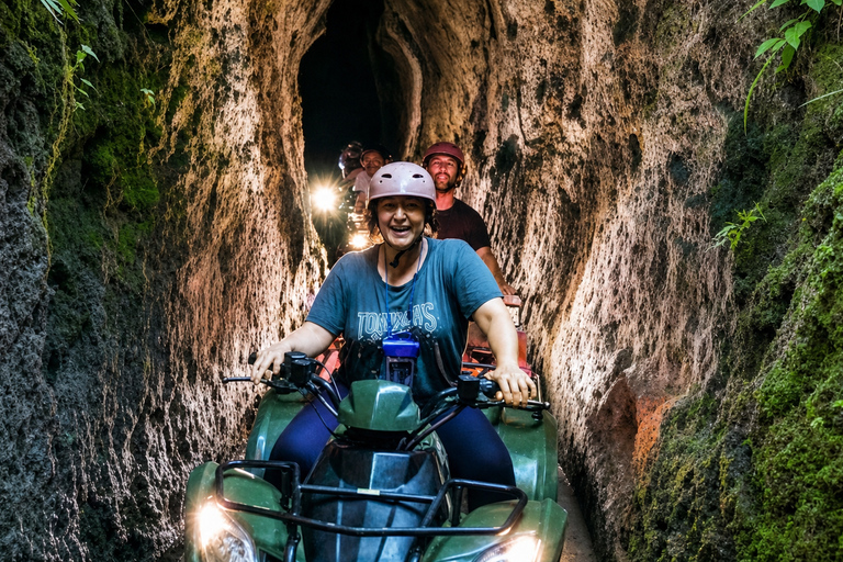 Ubud: Ayung River Rafting & Kuber Quad with Cave & Waterfall Single/Tandem ATV Quad & River Rafting | Transfer Gianyar