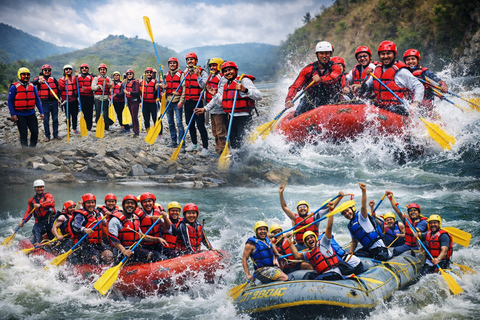 From Kathmandu: Trishuli River Rafting Adventure 3 days Conquer the Rapids: Trishuli River 3-Day Rafting Trip Nepal