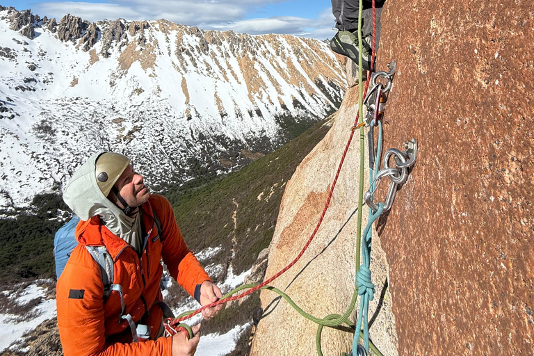Full-day rock climbing around Bariloche Full-day rock climbing