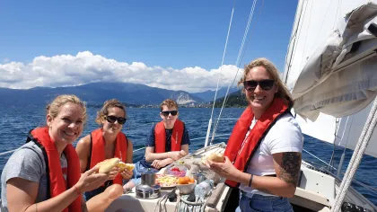 Segeltouren mit Skipper ab Cannero Riviera am LagoMaggiore