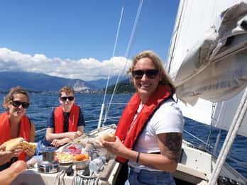 Segeltour avec skipper - Cannero Riviera am LagoMaggiore