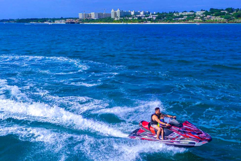 Nungwi/Kendwa: Jet Ski Adventure with Drone Footages Jet ski ride Without Drone Footage (Pickup Included)
