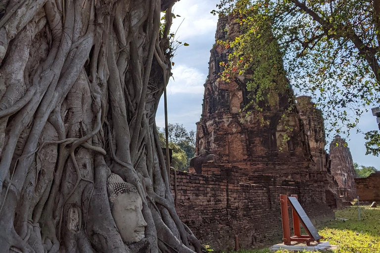 Pattaya : Excursion d&#039;une journée à Ayutthaya avec visite privée à bord d&#039;une longue queue