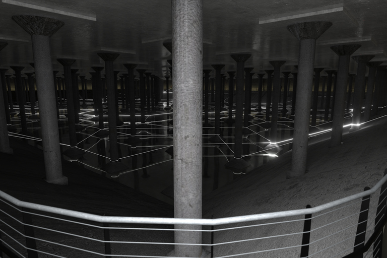 Houston: Cistern Art Installation "Undercurrents"