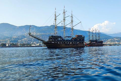 Antalya Pirate Boat Tour with Lunch & Swimming Breaks Antalya Pirate Boat No Transfer