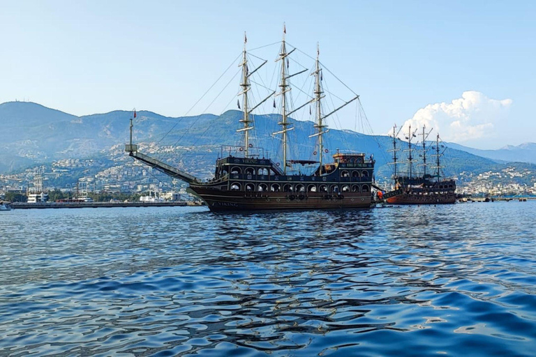 Antalya Pirate Boat Tour with Lunch & Swimming Breaks Antalya Pirate Boat No Transfer