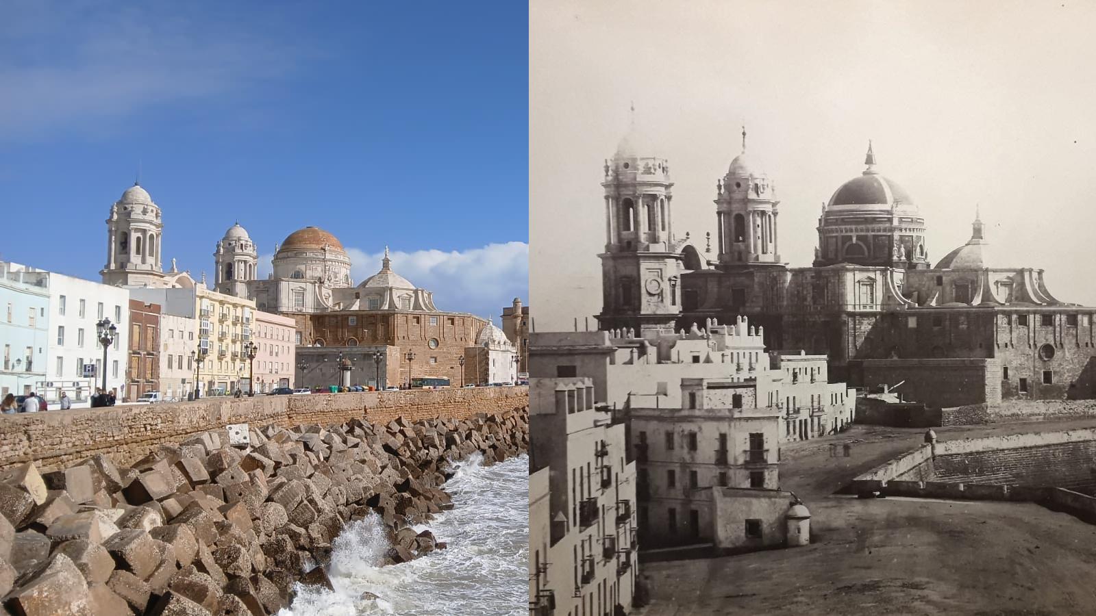 Sightseeing-Tour durch Cádiz: Reise in die Vergangenheit durch historische Bilder