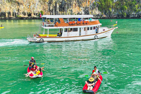 Phang-Nga & James Bond 4 in 1 Canoeing Big Boat Luxury Trip