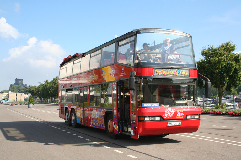Riga: City Sightseeing Hop-On Hop-Off Bus Tour 24-Hour Ticket