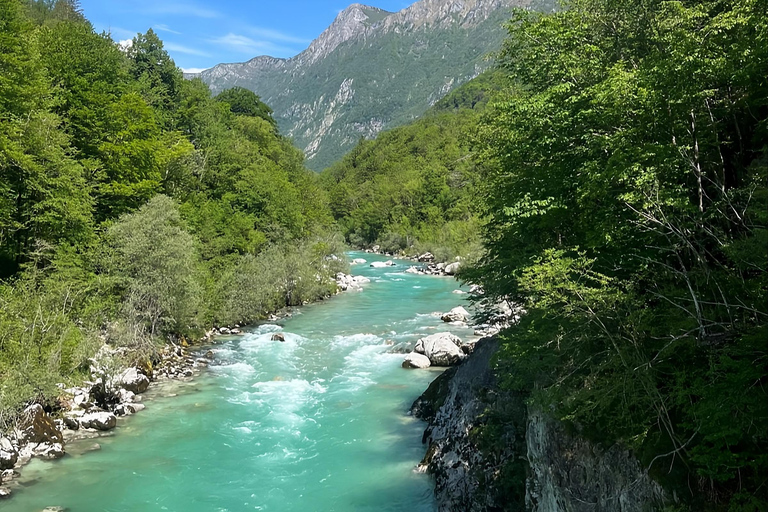 Bled:Soča Valley & Emerald River Tour with Scenic Train Ride