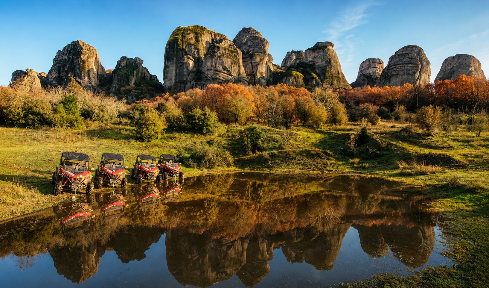 Meteora: Halbtägige SxS-Buggy-Tour am Morgen mit Guide