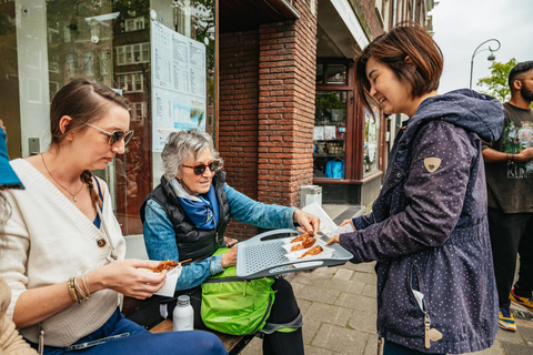 Amsterdam: Wycieczka piesza po dzielnicy Jordaan z lokalnym jedzeniem