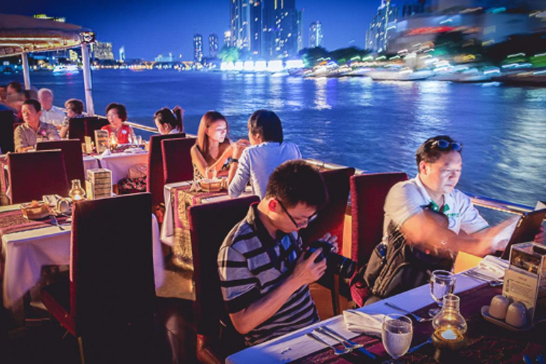 Bangkok: Crociera con cena sul fiume Chao Phraya e buffet