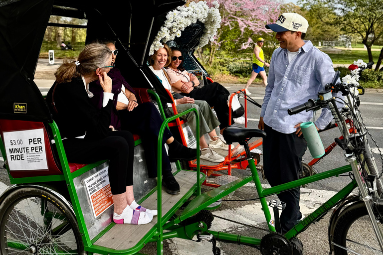 NYC: Central Park Storytelling Pedicab Tour with Theater Central Park Pedicab Tour - Deluxe 1.5 Hour Experience