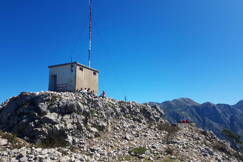 Hiking Vrmac peninsula with panoramic view on Kotor bay
