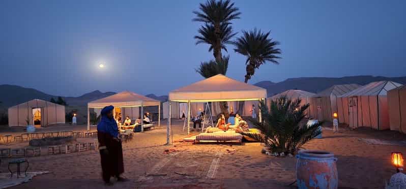 Marrakech : Circuit de 2 jours au Sahara Zagora et AitBenHaddou - bivouac