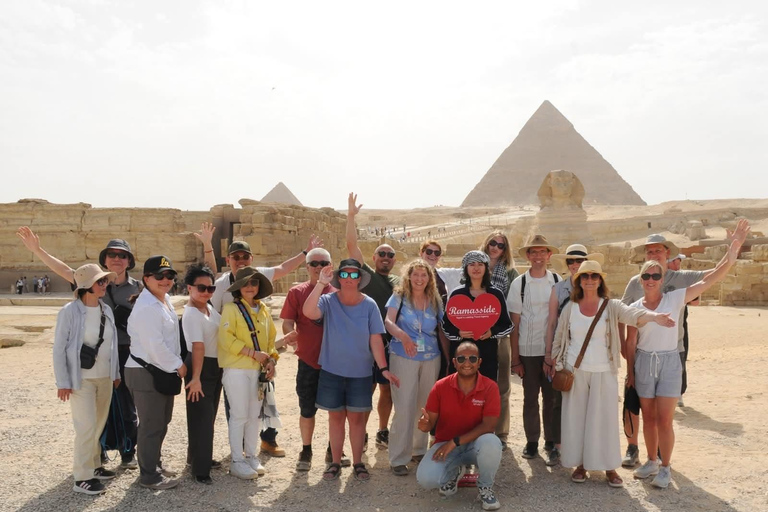 Grand Egyptian Museum & Giza Pyramids from Alexandria Port Shared small group