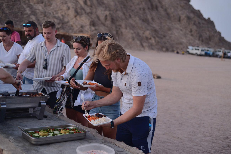 Hurghada: Sterrenkijken met diner bij kaarslicht met QuadSterrenkijken met Jeep Tour