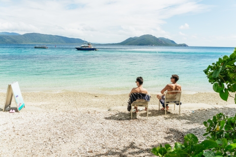 From Cairns: Fitzroy Island Full-Day Adventure Tour Single Ticket Package Glass Bottom Boat With Lunch
