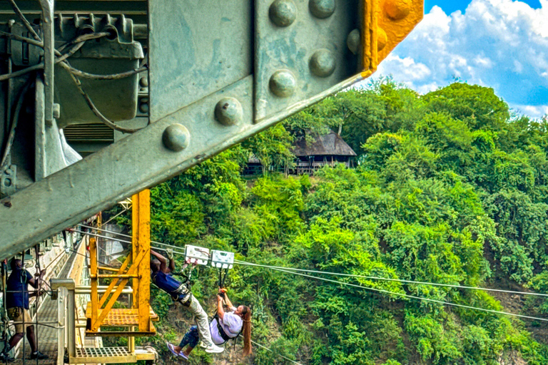 From Victoria Falls: Zip Line from the Victoria Falls Bridge From Victoria Falls: Tandem Zip Line, Victoria Falls Bridge