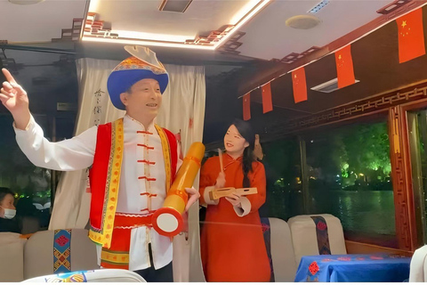 Guilin Nachttour: Vier-Seen-Kreuzfahrt auf einem Opernboot