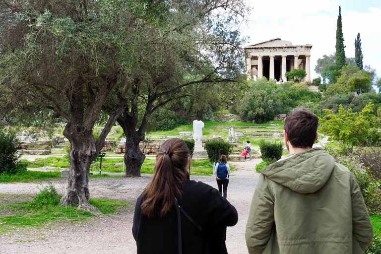 Acropolis, Plaka & Ancient Agora Guided Tour Guided Tour WITHOUT Entry Tickets