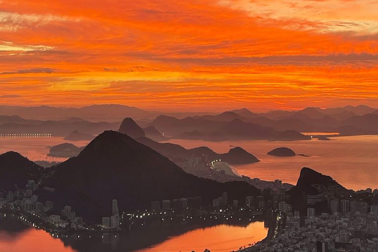 Dois irmãos sunrise hike & drone video