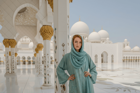 Abu Dhabi: Professional Photoshoot at Sheikh Zayed Mosque