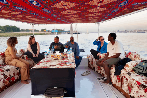 Aswan: Romantic Felucca Lunch & Island Views with transfers.
