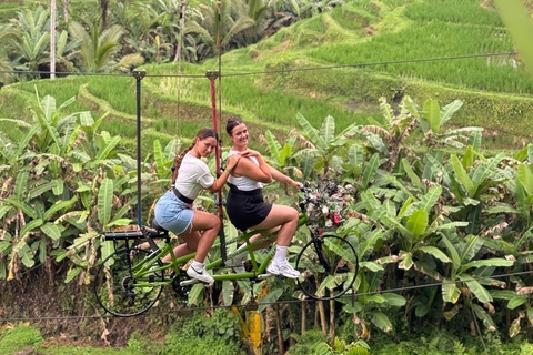 Bali: ATV + Zipline Swing & Sky Bike in Ubud Rice Field ATV Tandem + U Fun Field ULTIMATE Package (All 4 Games)