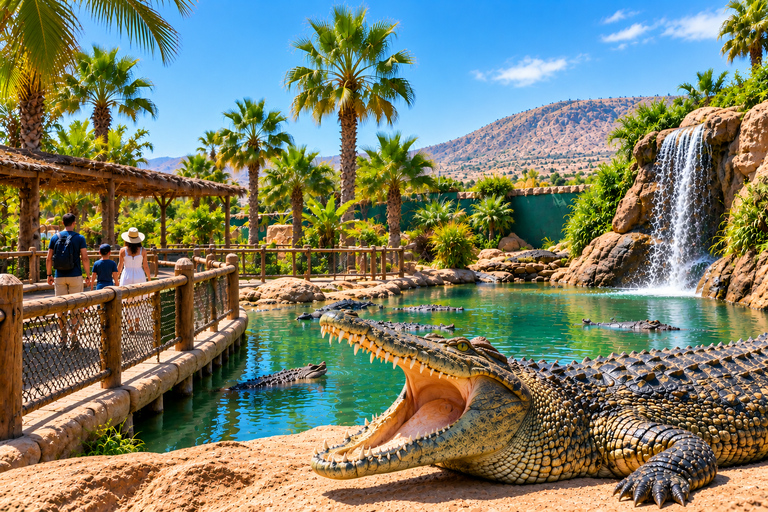 Agadir Tour: Cable Car, Crocoparc & Tree-Climbing Goats From Agadir Cable Car, Crocoparc & Tree-Climbing Goats