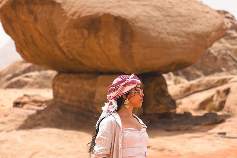 Wadi Rum: 2-Day Desert Tour with Camp, Meals, & Guide