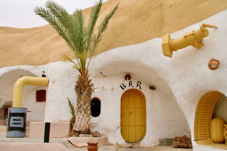From Djerba: 4WD Sahara Desert Adventure: Ksar Ghilane, Matmata, and Star Wars From Djerba: 4WD Adventure in the Sahara: Ksar Ghilane, Matmata, and Star Wars