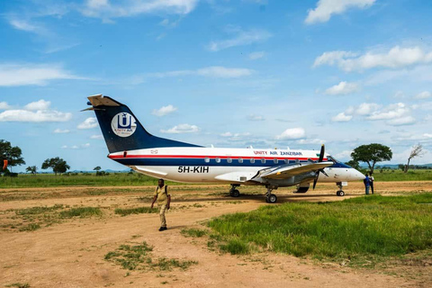 From Zanzibar: Mikumi Safari Day Trip with Flights and Lunch Mikumi Shared Safari without hotel transfer