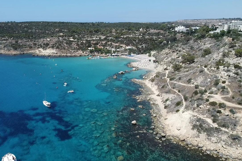 Ayia Napa: Blue Lagoon Cruise & Turtle Beach Cove