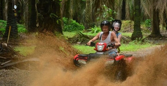 From Manuel Antonio: ATV Tour Half Day Trip with Pick-up