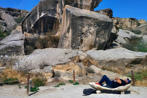 Gobustan, Mud Volcanoes & Absheron All-Inclusive Tour From Baku:Gobustan-Absheron Premium Tour All Tickets + Lunch